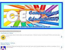 Tablet Screenshot of caminhadaseducacionais.blogspot.com