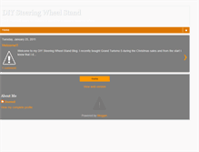Tablet Screenshot of diysteeringwheelstand.blogspot.com