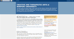 Desktop Screenshot of creativetherapiesnewport.blogspot.com