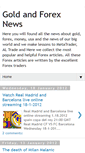 Mobile Screenshot of gold-forex-news.blogspot.com