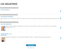 Tablet Screenshot of eltiodelmegafono.blogspot.com