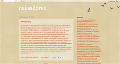 Desktop Screenshot of nailsadored.blogspot.com