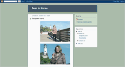 Desktop Screenshot of bear-inkorea.blogspot.com