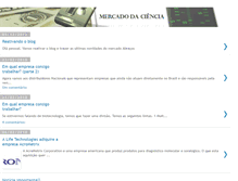 Tablet Screenshot of mercadodaciencia.blogspot.com