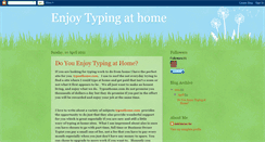Desktop Screenshot of enjoytypingathome.blogspot.com