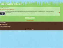 Tablet Screenshot of enjoytypingathome.blogspot.com