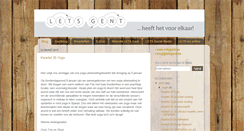 Desktop Screenshot of lets-gent.blogspot.com