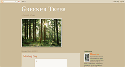 Desktop Screenshot of greenertrees.blogspot.com