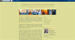 Desktop Screenshot of communitybusinesses.blogspot.com