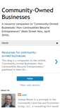 Mobile Screenshot of communitybusinesses.blogspot.com