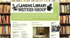 Desktop Screenshot of lansinglibrarywritersgroup.blogspot.com