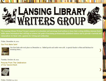 Tablet Screenshot of lansinglibrarywritersgroup.blogspot.com