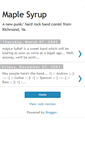 Mobile Screenshot of maplesyrup.blogspot.com