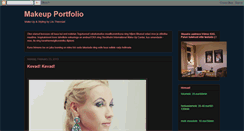 Desktop Screenshot of make-upportfolio.blogspot.com