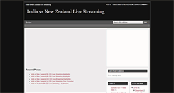 Desktop Screenshot of india-newzealand-livestreaming.blogspot.com
