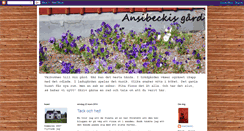 Desktop Screenshot of ansibecki.blogspot.com