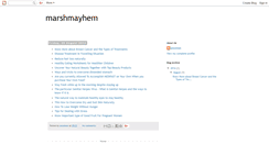 Desktop Screenshot of marshmayhem.blogspot.com