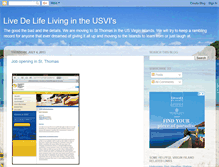 Tablet Screenshot of livedelifeusvi.blogspot.com