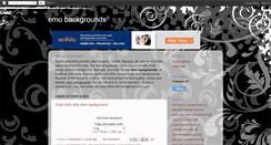 Desktop Screenshot of emobackgrounds.blogspot.com