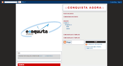 Desktop Screenshot of blogconquistaagora.blogspot.com