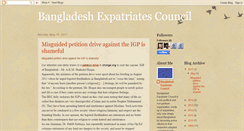 Desktop Screenshot of bangladeshexpatriates.blogspot.com
