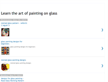 Tablet Screenshot of glasspaintinglearn.blogspot.com