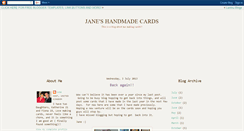Desktop Screenshot of janecards.blogspot.com