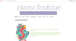 Desktop Screenshot of piscesboutique.blogspot.com