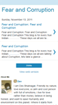 Mobile Screenshot of fearandcorruption.blogspot.com