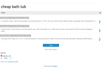 Tablet Screenshot of cheapbathtub.blogspot.com