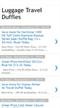 Mobile Screenshot of luggage-travel-duffles.blogspot.com