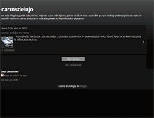 Tablet Screenshot of carrosdelujo013.blogspot.com