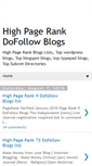 Mobile Screenshot of highpagerankdofollowblogslist.blogspot.com