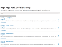 Tablet Screenshot of highpagerankdofollowblogslist.blogspot.com