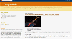 Desktop Screenshot of dragon-heir.blogspot.com