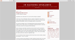 Desktop Screenshot of inrationesperamus.blogspot.com