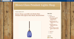 Desktop Screenshot of blownglasspendantlights.blogspot.com