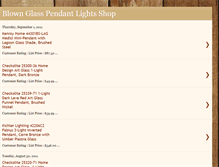 Tablet Screenshot of blownglasspendantlights.blogspot.com