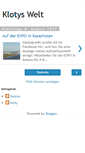 Mobile Screenshot of klotys-welt.blogspot.com