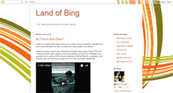 Desktop Screenshot of landofbing.blogspot.com