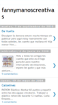 Mobile Screenshot of fannymanoscreativas.blogspot.com
