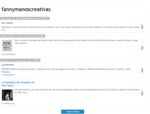 Tablet Screenshot of fannymanoscreativas.blogspot.com