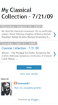 Mobile Screenshot of classicalmusiccollection.blogspot.com