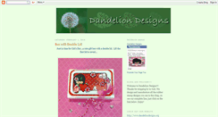 Desktop Screenshot of dandeliondesigns.blogspot.com