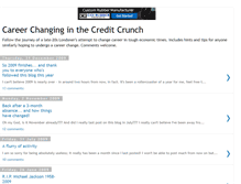 Tablet Screenshot of creditcrunchcareerchange.blogspot.com