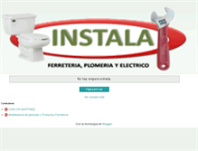 Tablet Screenshot of ferreinstala.blogspot.com