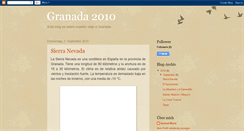 Desktop Screenshot of isbgranada2010.blogspot.com