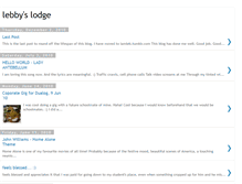 Tablet Screenshot of lebbylodge.blogspot.com