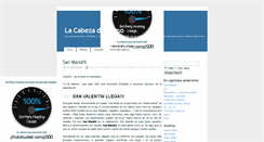 Desktop Screenshot of cabezamono.blogspot.com