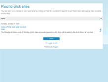 Tablet Screenshot of earn-money4click.blogspot.com